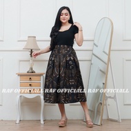 Rok Payung 7/8 Motif Batik / ROK MODERN / ROK KERJA WANITA / ROK REMPEL / BAWAHAN WANITA /  ROK PANJ