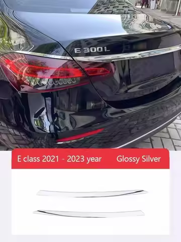For Mercedes Benz W213 Chrome Rear Tail Light Trim Decal Sticker for Klase E Class E260L 2016 2019 2