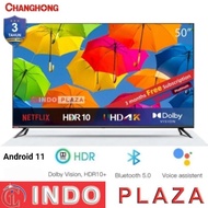 TV CHANGHONG 50 Inch 50H7 PRO GOOGLE TV 4K UHD SMART ANDROID