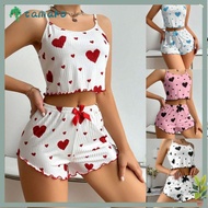 TAMAKO Polyester Pajamas - Summer Leisure Wear for Women