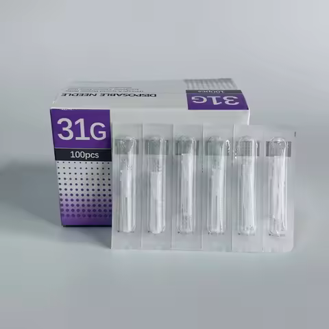 Tattoo Painless Small Needle 31G Needle Beauty 4/6/13mm Disposable Transparent Syringe Injection Too