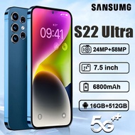 HP baru Hp terbaru SANSUMG Galaxy S22+ Ultra NFC Handphone 7.3inch HD 120Hz 5G/4G Promo Baru Produk 