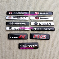 Suitable for Toyota GR Honda Type R FK8 FL5 Decorative Stickers RS Peugeot Japanese Products Unlimit