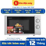 Lò vi sóng có nướng Sharp R-G228VN-SL 20 lít-lò vi sóng có nướng-1000W-bảo hành 12 tháng toàn quốc"