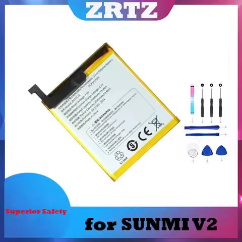 New High-Quality Battery For SUNMI V2 ZRTZ 0 Cycle 2580mAh ZAP1522 Battery