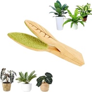 Leaf CleaningTongs Portable Handheld Leaf Cleaning Brush Creative Potted Plant Leaf Cleaner WSM9