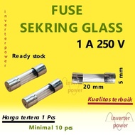 1a 250v small glass fuse glass fuse 5 x 20 mm 5*20 1A 250V