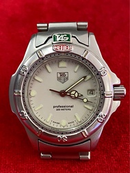 TAG HEUER professional 200 m Quartzบอยไซร์ ซีรี่ย์ 4000 ตัวเรือนสแตนเลส นาฬิกาผู้ชาย นาฬิกามือสองของแท้