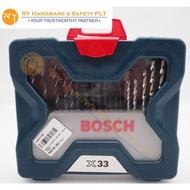 [BRAND: BOSCH] BOSCH X-LINE DRILL & SCREW BIT SET [X33] (33 PCS/SET) [SCREW BITS & DRILL BITS FOR WO