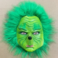 Christmas Cosplay Costumes COS Grinch Green Hair Monster Clothes Mask Christmas Grinch Play Costume 