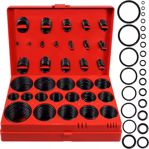 419PCS Universal Metric O-Ring Kit32 Sizes Buna-N 70A Rubber O Ring Assortment Set for Various Car A