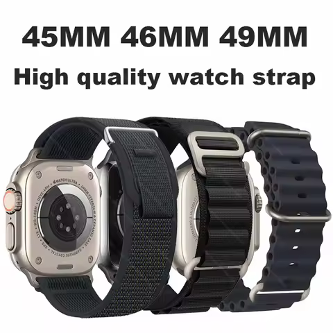 Luxury Straps For Apple Watch Band 45mm 46mm 49mm Alpine Trail Ocean Bracelet HK 10 11 DT Ultra 3 Pr
