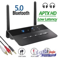 Original Opinion Audio Bluetooth 5.0 Transmitter Receiver Adapter apptX RCA AUX - B2 - Black JKL