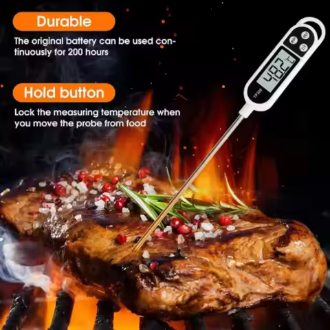 Probe Type Food Thermometer Kitchen Digital Thermometer For Meat Milk Cooking Food BBQ TP300 Electro