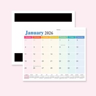 18-month magnetic calendar January 2026 to June 2027 refrigerator calendar tear-off 8" x 10" calenda