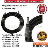 Pressure Washer Black Pressure Hose 5m Kawasaki Fujihama Original Accessories