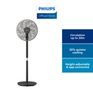 Philips CX3550/01 | 2-in-1 Pedestal & Desk Fan, Height Adjustable | SilentWings Tech - 30% Quieter C