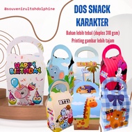 10 bh Dos Snack Ultah Gambar Karakter