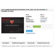 Life Loaded Abundance Program (Total size: 2.83 GB Contains: 11 folders 76 files)