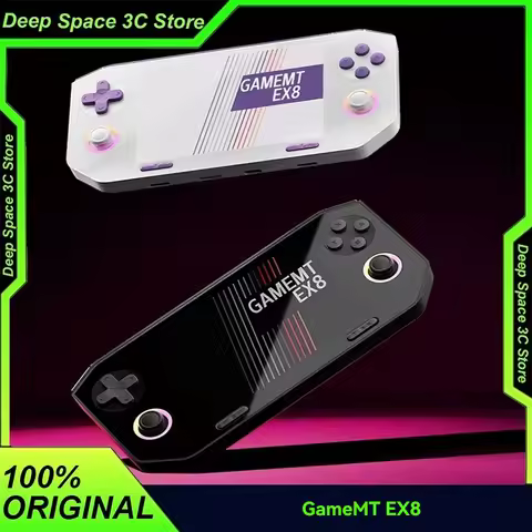 GameMT EX8 Android Handheld Game Console 4.88 Inch 1080P HD Touchscreen 6GB 128GB 5000mAh Battery Re