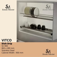 BARU!!! SC-900 VITCO / DISH DRIP VITCO / RAK PIRING GANTUNG VITCO