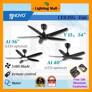 Regair Inovo V15/A1 LED DC Motor Ceiling Fan 8 Speed with Remote Control kipas Siling DC motor