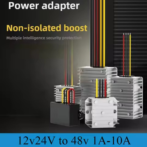 12v24V to 48v 12vdc to 48vdc Voltage Stabilizer 1A-10A Boost Power Converter DC DC Step Up Converter