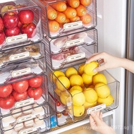 （Ready stock）Refrigerator Storage Box Drawer Crisper Refrigerator Food Grade Fruit Vegetable Egg Food Finishing
