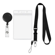 Retractable Card Pass Work School ID Strap Holder Lanyard Keys Accessories