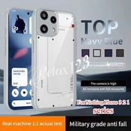 Nothing Phone 3A Lite 5G 2025 Minimalist Clear Hard Plain Edge Phone Case For Nothing Phone 3A 3A Pr
