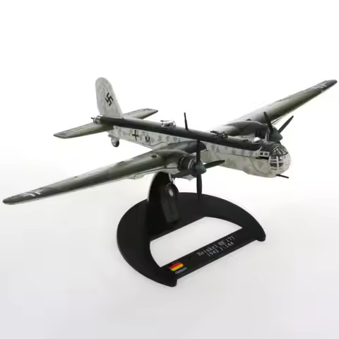 1/144 Alloy WWII Germany Heinkel He 177 Attack Plane Model Restore Original Airplane Diecast Airplan