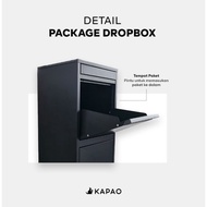 Kotak Paket dan Surat KAPAO tempat paket LARGE PINTU AMBIL DEPAN/BELAKANG
