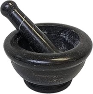 Granite Mortar and Pestle Set 6 Inch