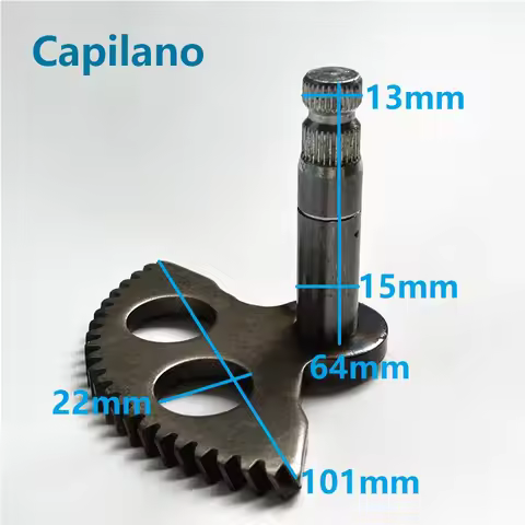 64mm BWS50 BWS100 MBK Kickstart Shaft for Yamaha Axis 50 Aerox R Naked 50 BW's Bump Easy NG 50cc LC 