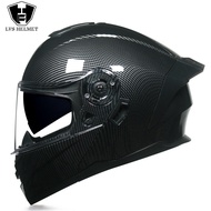 LVS Flip up Helmet Modular Motorcycle Helmet Double Lens Built-in Sun Visor Racing Full Face Helmet