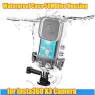 Shadowstone Insta360 X3 Diving Case Panoramic Sports Camera 50m Waterproof Case Shock-resistant Prot