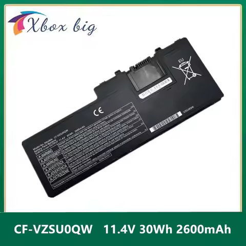 CF-VZSU0QW Battery CF-VZSU0QJS For Panasonic ToughBook CF-20 Toughpad FZ-A2 Laptop Batteries 11.4V 2