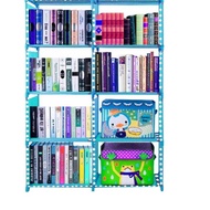 (2Kg) SHENAR Rack PORTABLE Book / Various Cabinet 2 Side 2X5 (85X30X125CM)