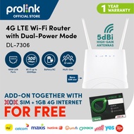 Prolink 4G LTE WiFi Router Speeds 300Mbps | Unlimited Data Hotspot | Portable Router with Battery 40