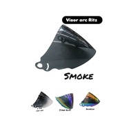 ♨️ READY STOCK♨️ARC RITZ VISOR SMOKE 2TONE RAINBOW TITAN BLUE