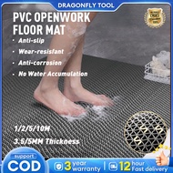 Soft Anti Slip Splicing PVC Rubber Mat Bathroom Kitchen Floor Mat Non Slip Mat Toilet Floor Mat 5.5m