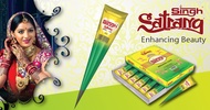 SINGH HENNA MEHENDI CONE NATURAL HENNA CONE 1 BOX