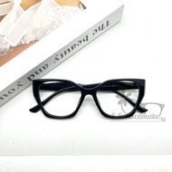 (BUY 1 GET 1) 5209 Azure Bluecromic eyeglass frames biru Eyewear glasses