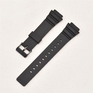 Resin Strap For Casio MRW-200H 18MM Watch Band Mens Sports Waterproof Black White Replacement Watch Accessories