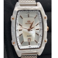 HEGNER Fashion White Stainless Steel Brand Women Watch Original Jam Tangan Wanita Perempuan