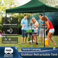 Outdoor tent 2x2M 3x3M 3x4.5M waterproof tent Sunshade retractable large tent Family folding tent