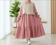 gamis anak gamis anak free outer stylish terbaru gamis anak remaja anak tanggung gamis lebaran 2026