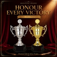 WS6096 & WS6098 Exclusive White Silver Trophy | WS6096 & WS6098 Piala Pusingan Eksklusif