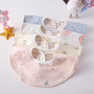 Baby Bib Baby Cotton Bib Child Eating Bib Newborn Saliva Towel Waterproof Bib Round Bib