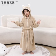 ชุดเดรสอาบน้ำ Tlife Scenery สำหรับเด็กชายและเด็กหญิง ผ้าขนหนูซับน้ำ ผ้าขนหนูแบบสวมใส่ในบ้าน สไตล์เรี